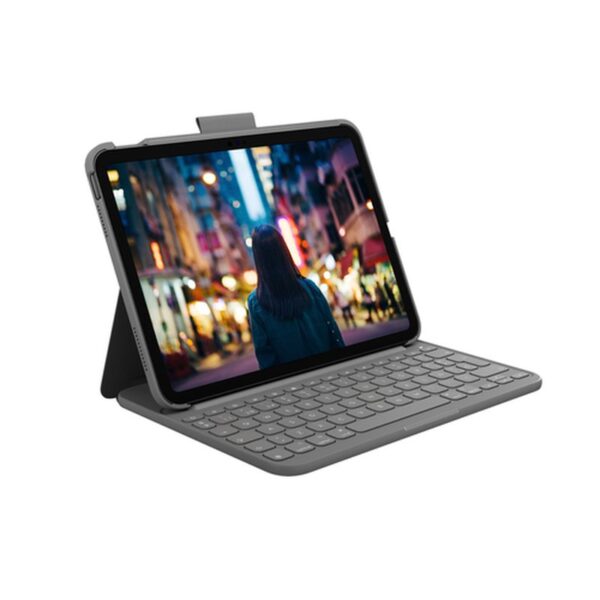 Logitech Slim Folio Grafito Bluetooth QWERTY Español