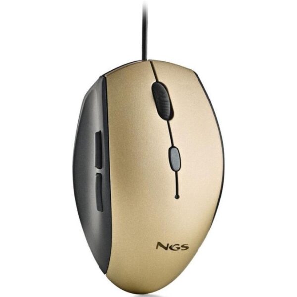 MOUSE NGS MOTH 1600 DPI GOLD USB / USB-C