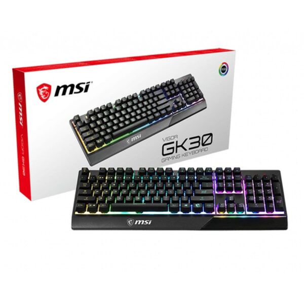 MSI S11-04ES601-CLA teclado Juego USB QWERTY Inglés del Reino Unido Negro