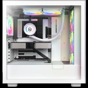 NZXT Kraken Elite 240 RGB Procesador Sistema de refrigeración líquida todo en uno 12 cm Blanco 1 pieza(s) NZXT Kraken Elite 240 RGB Procesador Sistema de refrigeración líquida todo en uno 12 cm Blanco 1 pieza(s)