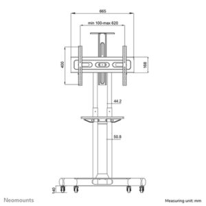 Neomounts Soporte de suelo móvil para TV