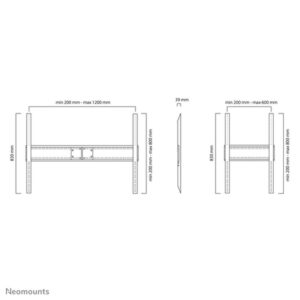 Neomounts by Newstar Soporte de pared para TV