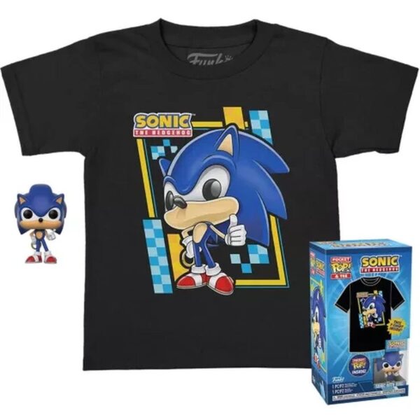 POCKET POP! & TEE SET SONIC EL ERIZO L FUNKO P&T 70391