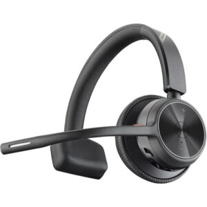 POLY Auriculares Voyager 4310 UC monaural + adaptador BT700 USB-A + base de carga