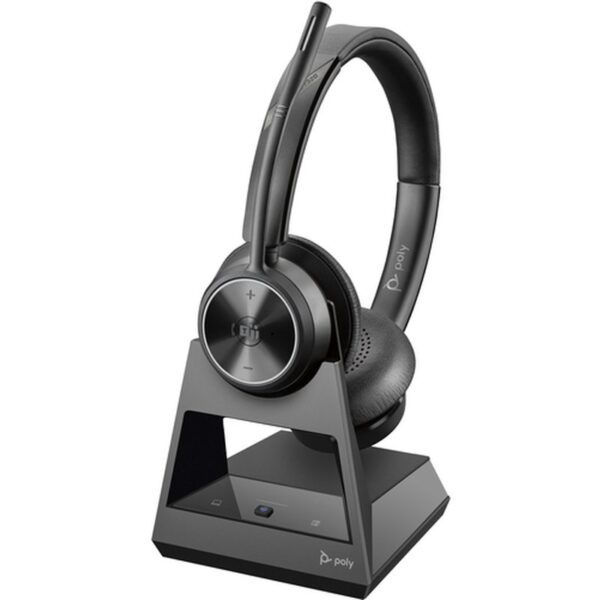HP Poly Savi 7320 Auriculares Inalámbrico Diadema Oficina/Centro de llamadas Negro
