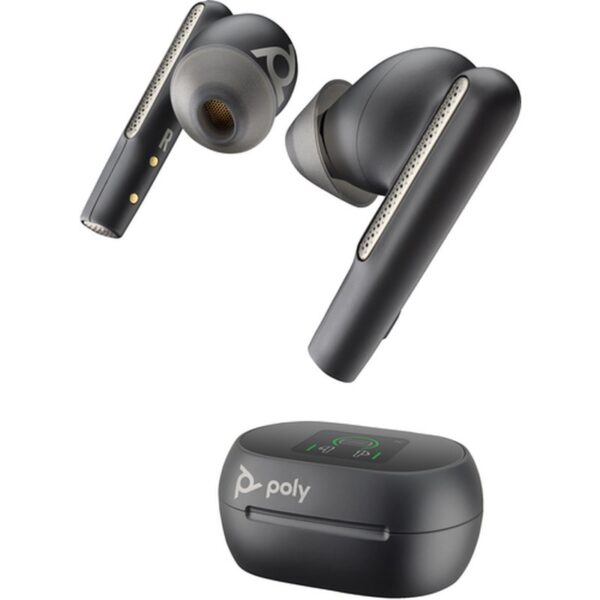 POLY VOYAGER Auriculares Inalámbrico Dentro de oído Música/uso diario Bluetooth Base de carga Negro