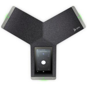 POLY Teléfono de conferencias IP Trio C60 para Microsoft Teams, con radio y habilitado para alimentación a través de Ethernet (PoE)