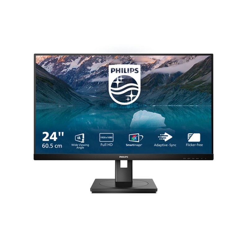 Philips S Line 242S9JML/00 LED display 61 cm (24") 1920 x 1080 Pixeles Full HD LCD Negro - Imagen 2