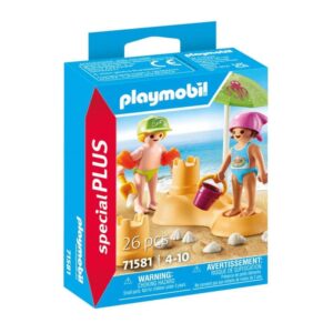 Playmobil Niños Con Castillo Arena