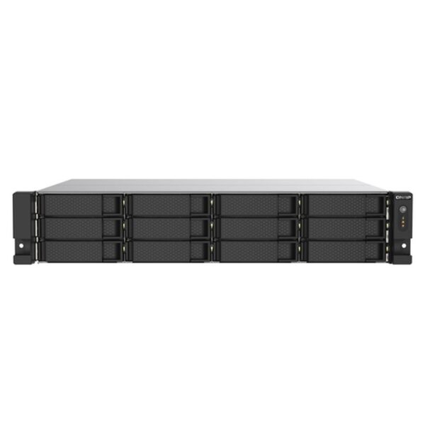 QNAP TS-1273AU-RP-8G servidor de almacenamiento NAS Bastidor (2U) Ethernet Aluminio, Negro V1500B