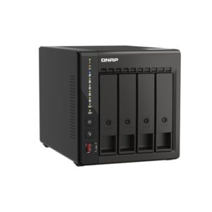 QNAP TS-453E NAS Torre Ethernet Negro J6412
