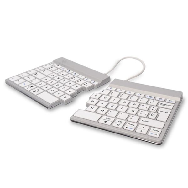 R-Go Tools Split RGOSBESWLWH teclado Bluetooth QWERTY Español Blanco