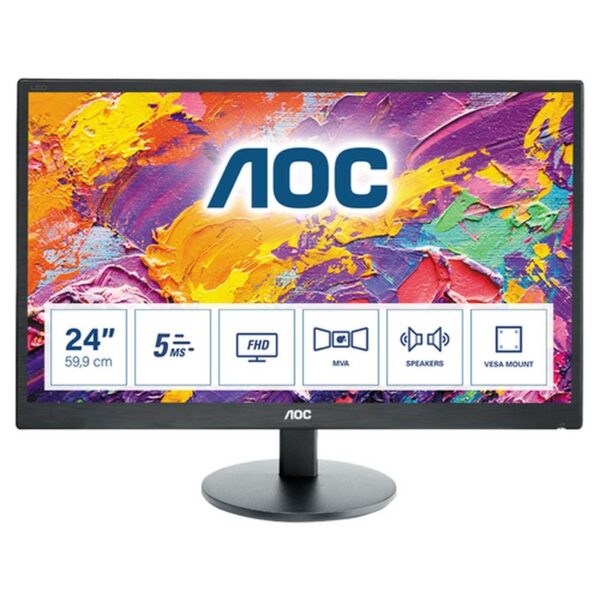 Reacondicionado | AOC M2470SWH LED display 59,9 cm (23.6") 1920 x 1080 Pixeles Full HD Negro