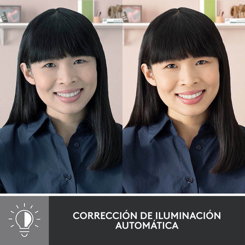 Reacondicionado | Logitech Brio 300 cámara web 2 MP 1920 x 1080 Pixeles USB-C Grafito - Imagen 3