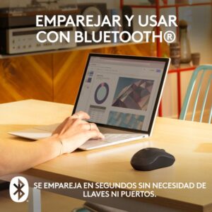 Reacondicionado | Logitech M240 ratón Ambidextro Bluetooth