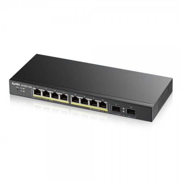 Reacondicionado | Zyxel GS1900-8HP v3 PoE Gestionado L2 Gigabit Ethernet (10/100/1000) Energía sobre Ethernet (PoE) Negro
