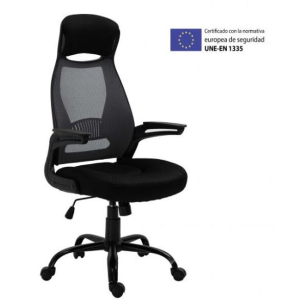 SILLA ERGONÓMICA OPERATIVA BARBANTESA COLOR NEGRO. ARCHIVO 2000 6493 NE