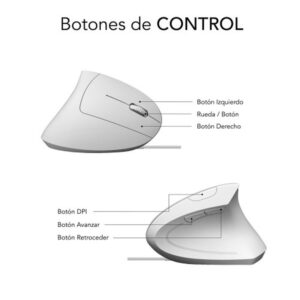 MOUSE SUBBLIM VERTICAL GLIDE ERGO WHITE USB MOUSE SUBBLIM VERTICAL GLIDE ERGO WHITE USB