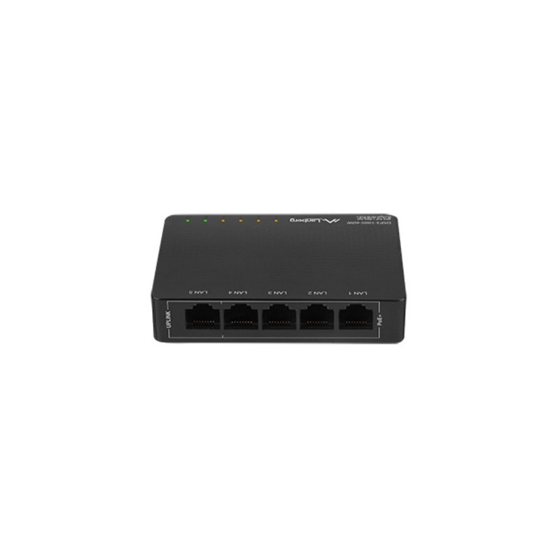 SWITCH LANBERG 5 PTOS GBIT POE+4 PORT POE 30W/PORT MAX 60W