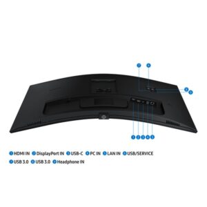 Samsung ViewFinity S6 S65UC pantalla para PC 86,4 cm (34") 3440 x 1440 Pixeles UltraWide Quad HD LCD Negro