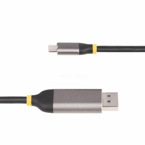 StarTech.com Cable Adaptador de Vídeo USB-C a DisplayPort de 3m -8K 60Hz - 4K 144Hz - HDR10 - Conversor de Vídeo USB Tipo C a DP 1.4 - Cable Convertidor Compatible con USB4/Thunderbolt 3/4