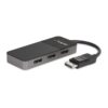 StarTech.com Hub MST de 3 Puertos DisplayPort 1.4 - Divisor Splitter DP para 3 Monitores - Adaptador DisplayPort a 3x DisplayPort de 4K - Alimentado por USB - Windows Solamente StarTech.com Hub MST de 3 Puertos DisplayPort 1.4 - Divisor Splitter DP para 3 Monitores - Adaptador DisplayPort a 3x DisplayPort de 4K - Alimentado por USB - Windows Solamente