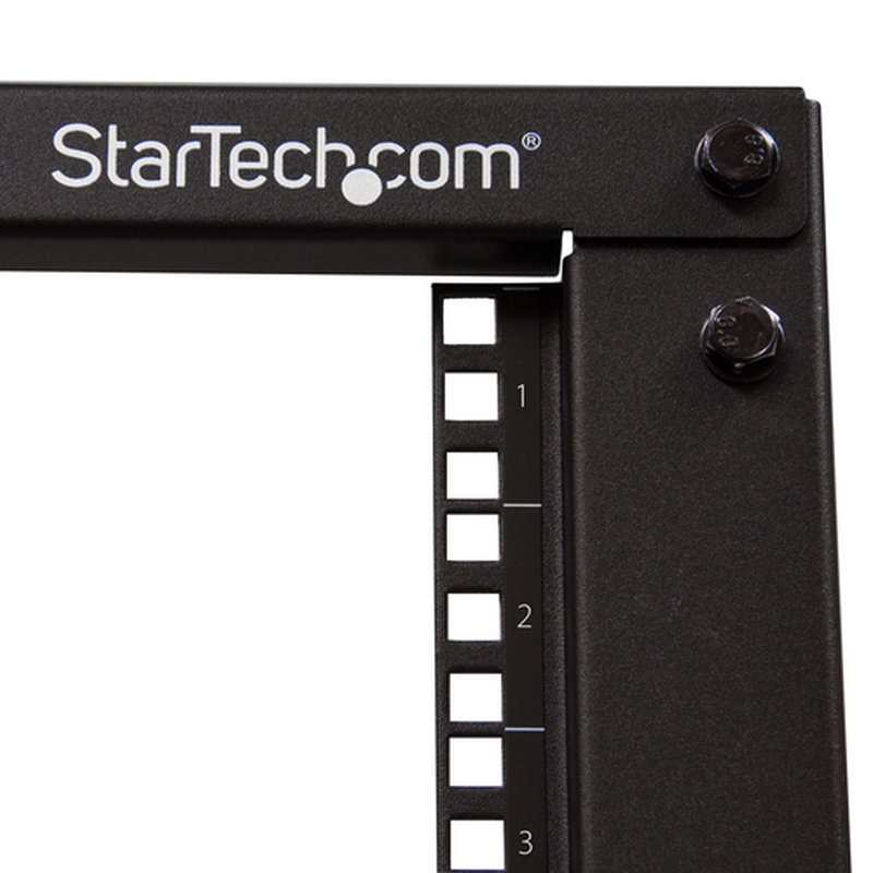 StarTech.com Rack 15U Móvil de Marco Abierto de 4 Columnas para Servidores - Rack de Cuatro Columnas de 19 Pulgadas para Equipo de Red e Informático - Ruedas o Patas Niveladoras - Imagen 5