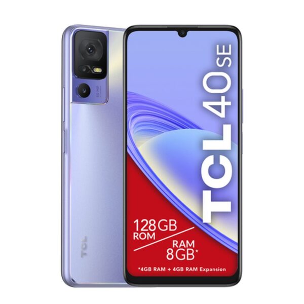 TCL 40 SE 17,1 cm (6.75") SIM doble Android 13 4G USB Tipo C 4 GB 128 GB 5010 mAh Púrpura