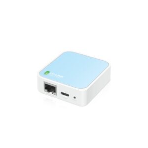 TP-Link 300Mbps Wireless N Nano Router router inalámbrico Ethernet rápido Banda única (2,4 GHz) 4G Azul, Blanco