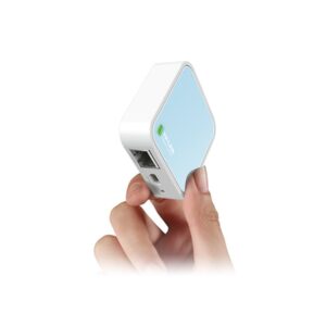 TP-Link 300Mbps Wireless N Nano Router router inalámbrico Ethernet rápido Banda única (2,4 GHz) 4G Azul, Blanco