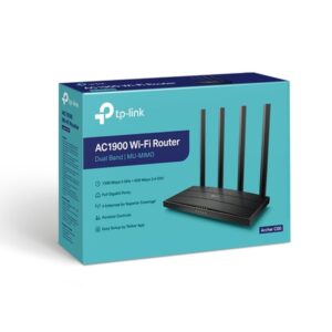 TP-Link Archer C80 router inalámbrico Gigabit Ethernet Doble banda (2,4 GHz / 5 GHz) Negro