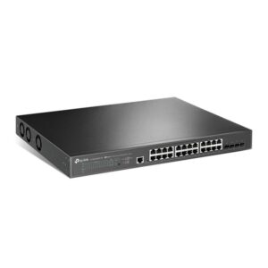 Alternative view of TP-Link JetStream TL-SG3428XPP-M2 switch Gestionado L2+ 2.5G Ethernet (100/1000/2500) Energía sobre Ethernet (PoE) 1U Negro