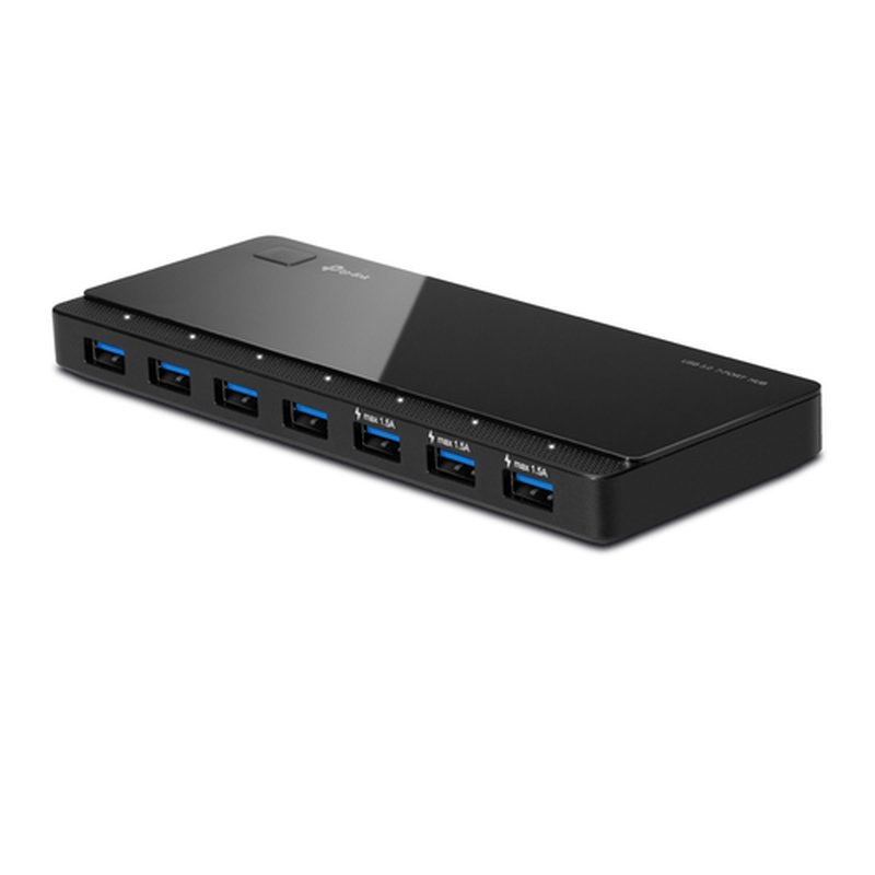 TP-Link UH700 hub de interfaz USB 3.2 Gen 1 (3.1 Gen 1) Micro-B 5000 Mbit/s Negro TP-Link UH700 hub de interfaz USB 3.2 Gen 1 (3.1 Gen 1) Micro-B 5000 Mbit/s Negro