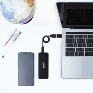 TooQ TQE-2280B caja para disco duro externo Caja externa para unidad de estado sólido (SSD) Negro M.2