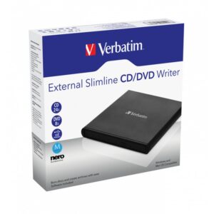 Verbatim External Slimline CD/DVD Writer unidad de disco óptico DVD±RW Negro