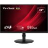 Viewsonic VA VA2408-HDJ pantalla para PC 61 cm (24") 1920 x 1080 Pixeles Full HD LED Negro