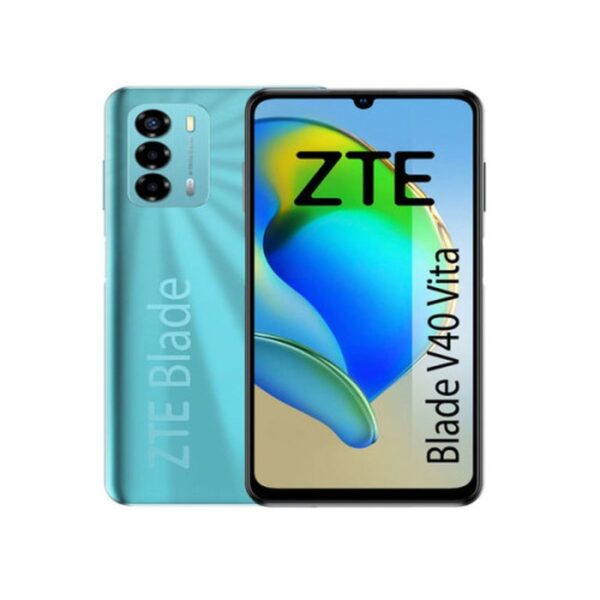 ZTE BLADE V40 VITA VERDE 4G / 6,745 HD+ / OC 1,6GHZ / 128GB ROM / MEMORY FUSION TECHNOLOGY 4GB / 48+2+2MP