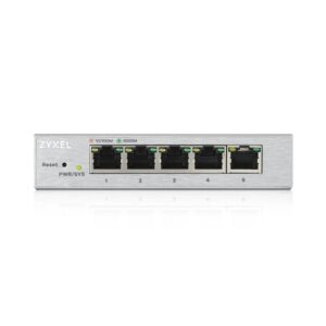 Zyxel GS1200-5 Gestionado Gigabit Ethernet (10/100/1000) Plata