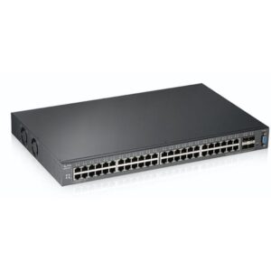 Alternative view of Zyxel XGS2210-52 Gestionado L2 Gigabit Ethernet (10/100/1000) 1U Negro