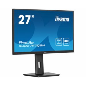 Alternative view of iiyama ProLite 27" IPS WQHD 4ms HDMI USBC pantalla para PC 68,6 cm (27") 2560 x 1440 Pixeles 2K Ultra HD LED Negro