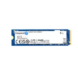 Kingston Technology NV3 1 TB M.2 PCI Express 4.0 NVMe 3D NAND Kingston Technology NV3 1 TB M.2 PCI Express 4.0 NVMe 3D NAND