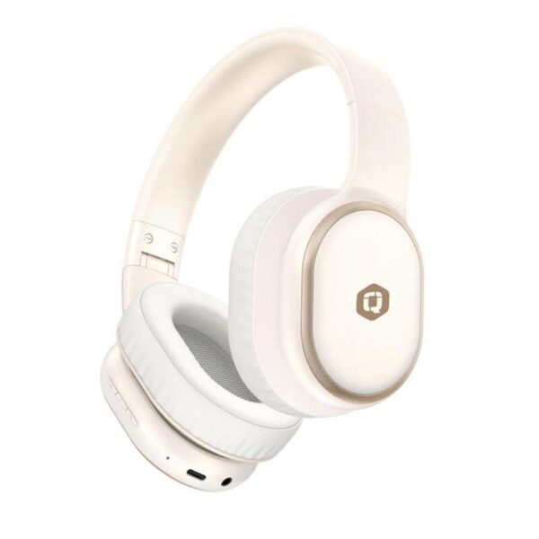 Auriculares Qcharx Pulse Bluetooth Beige