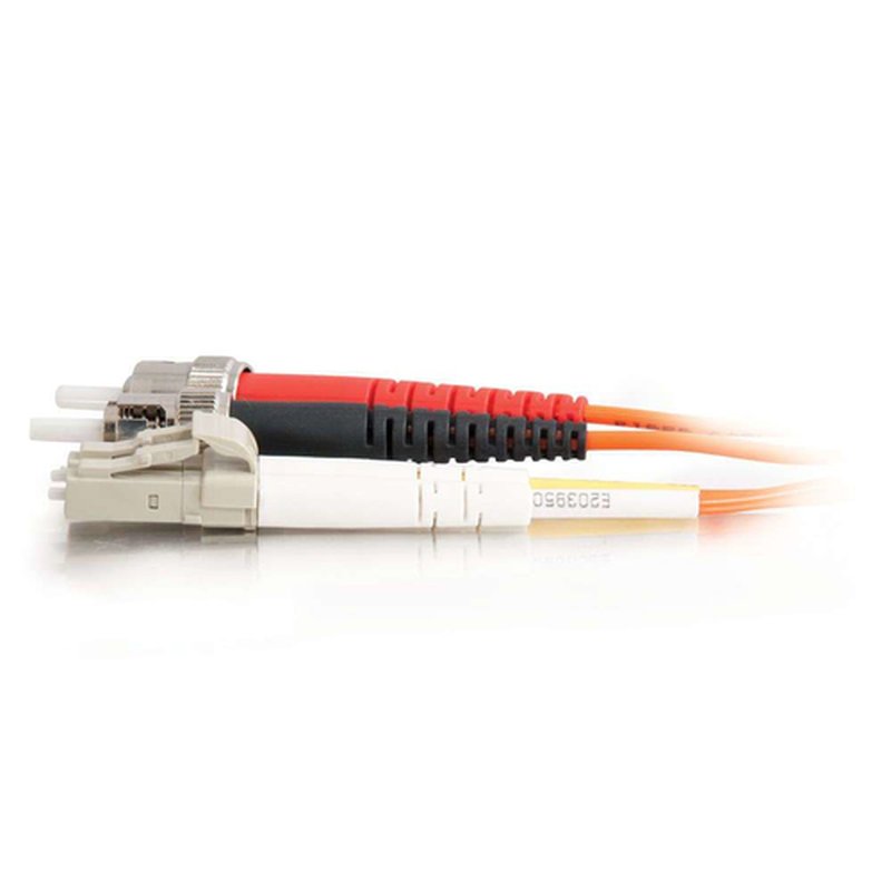 C2G 2m LC/ST LSZH Duplex 62.5/125 Multimode Fibre Patch Cable cable de fibra optica Naranja - Imagen 4