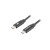CABLE LANBERG USB C MACHO/MACHO 1M QUICK CHARGE 4.0 NEGRO CABLE LANBERG USB C MACHO/MACHO 1M QUICK CHARGE 4.0 NEGRO