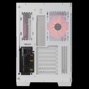 CAJA MEDIATORRE ATX NOX ASTRA 4 VENTILADORES RGB 12CM WHITE