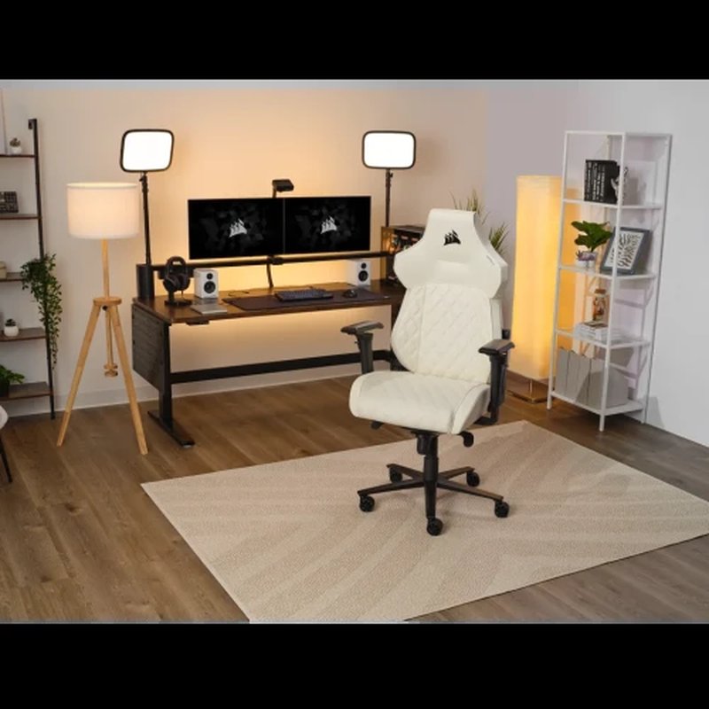 Corsair TC500 LUXE Silla para videojuegos de PC Asiento acolchado Beige Corsair TC500 LUXE Silla para videojuegos de PC Asiento acolchado Beige - Imagen 7