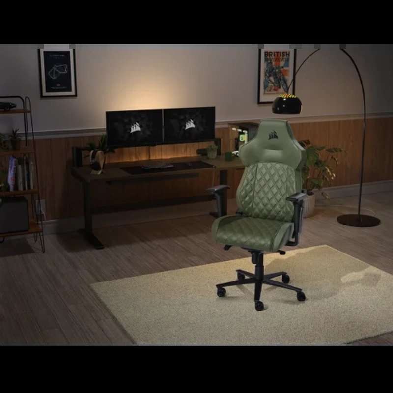 Corsair TC500 LUXE Silla para videojuegos de PC Asiento acolchado Verde Corsair TC500 LUXE Silla para videojuegos de PC Asiento acolchado Verde - Imagen 7