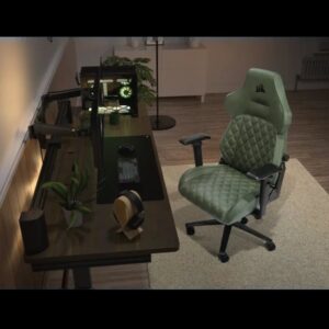 Corsair TC500 LUXE Silla para videojuegos de PC Asiento acolchado Verde Corsair TC500 LUXE Silla para videojuegos de PC Asiento acolchado Verde