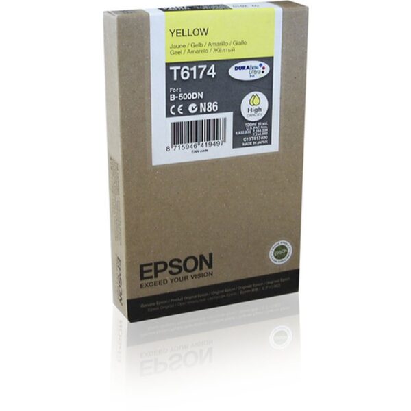 Epson Cartucho T617 amarillo alta capacidad 7k