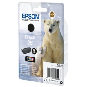 Alternative view of Epson Polar bear Cartucho 26 negro